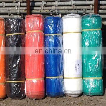 scaffolding mesh screen in roll or in pieces with blue, green, white color