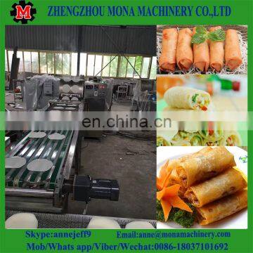 Commercial automatic spring roll wrapper machine