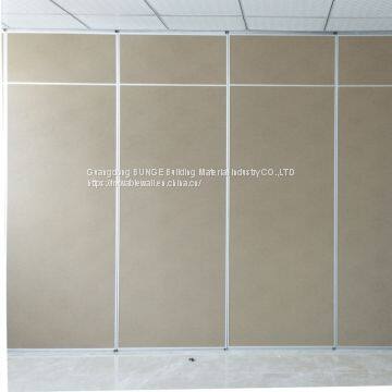 Mount Soundproof Sliding Movable Mirror Partition Wall In office Partitions