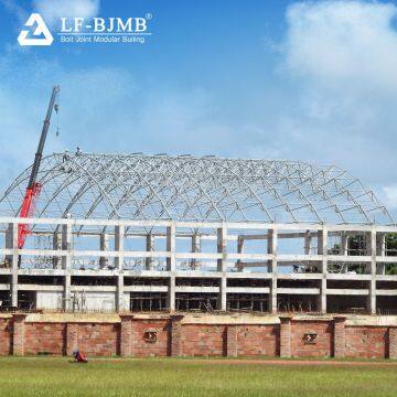 New Design Space Frame Structure Roofing Building Galvanized Steel Swimming Pool Roof Cover photo-4