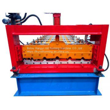 HY Trapezoidal Profile Roofing Sheet Metal Cold Roll Forming Machine