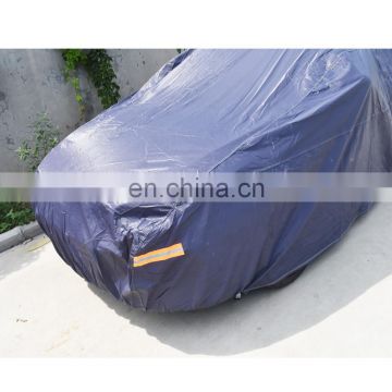 Full Car Cover Rain UV Dust Snow Resistant Universal Fit Breathable PEVA 3XXL Dark Blue