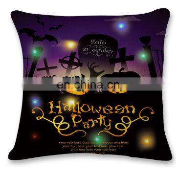 Halloween Led Back Lumbar Support Pillows Home Decor Rest With Led Cushion photo-4