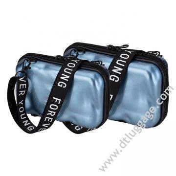 Large Capacity Hard Shell Carrying Case Small Luggage Cosmetic Case for Brush photo-3