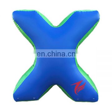 inflatable X Shape Paintball Bunkers for Archery tag Shooting Game