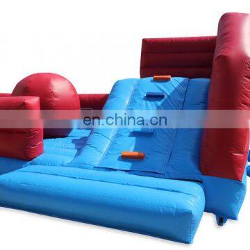 Red Inflatable Wipeout Jump Big Baller Obstacle Sport Game Inflatable Wipe Out Jumping Balls Games photo-4