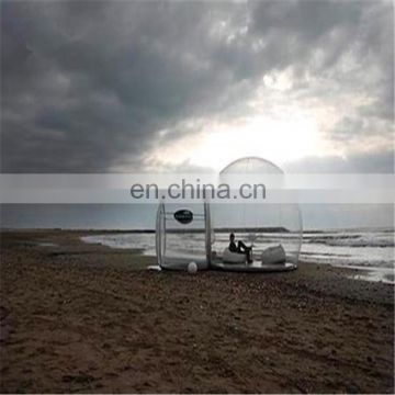 High quality folding transparent inflatable beach tent,outdoor bubble camping tent for sale