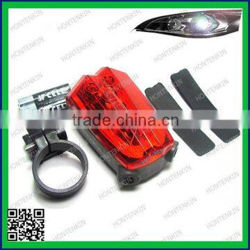 2 Parallel laser beam and 5 tail laser bicycle light