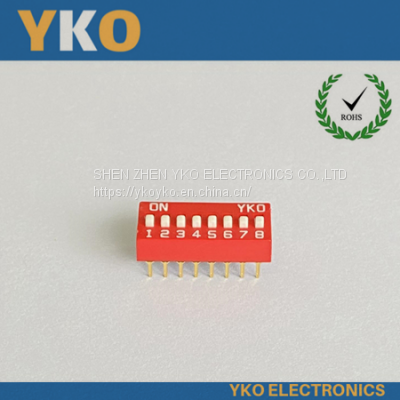 Slide dip switch