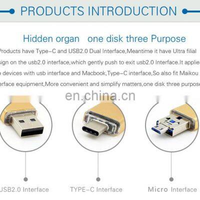 New Products 2018 OTG USB 3.1 Type C Flash Drive 16gb Wholesale photo-3