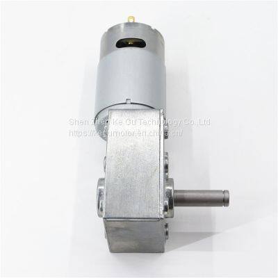 Kegu Motor KG-4058Z555 DC12V 24V High Torque Low Speed 40mm Worm Gear Motor for Curtain Vending Advertisement Machine photo-3