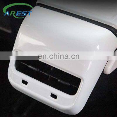 Pearl White color Rear air port For Tesla Model 3 Model Y Car Interior outlet cover back exhaust vent cover accessories