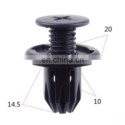 100PCS Plastic Auto Splash Guard Liner Rivets Car Fastener Clip Retainer Fits Clips For Cars