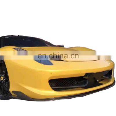 NC Style Carbon Fiber Body Kits Front Lip Side Skirts Rear Diffuser For Ferrari 458