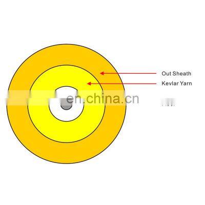 G652D SM Fiber 3mm Single Core Simplex Indoor Fiber Optic Cable GJFJV photo-3