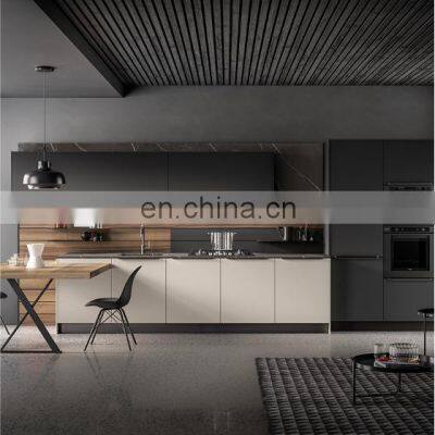 Customized Shaker Kitchen Cabinet Modern Style With Full Backsplash