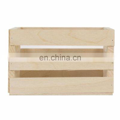 6 Bottle Wooden Wine Crate Wooden Vegetable Storage Box photo-3
