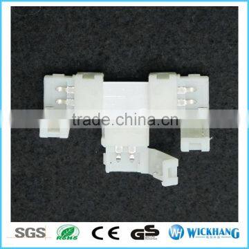 8 mm 2 Pin T Shape PCB FPC Board Splitter LED Strip Connector for SMD 3528 LED Strip Light Mono Color photo-4