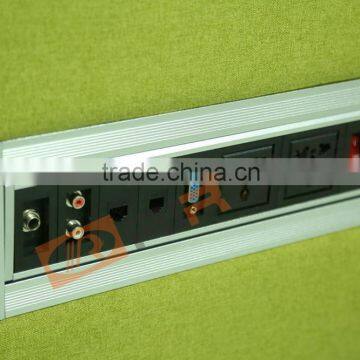 Latest Design Hall Sofa Set Portable Lap Top Outlet Hair Salon Furniture Modern Lobby Sofa Design With Socket photo-4