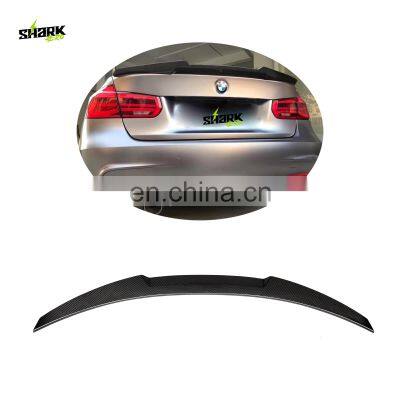 Drop Shipping Rear Spoiler Forged Carbon M4 Style Spoiler For Bmw 3 Series F30 Car Spoiler For Bmw F30 M4 Rear Diffuser