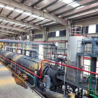 15-50T Fully Automatic Continuous used tire Pyrolysis System Waste Tyres to Oil Pyrolysis Plant