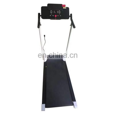 Smart mini body tech picturenon motorized curved anti slip lower board restarting vision universal commercial machine treadmills