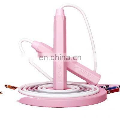 New Fashion Custom Logo Pink Skipping Rope Children Jump Rope