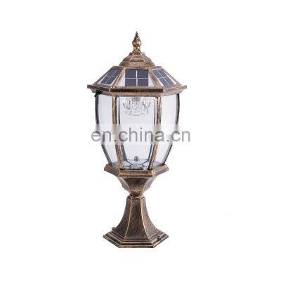 Outdoor Waterproof IP65 LED Solar Lamp Garden Lamp European Style Post Pillar Fence Post lights