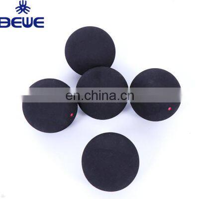 Wholesale Low MOQ Black Customized Printing Squash Ball With Dots