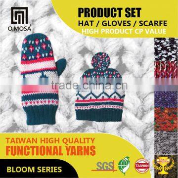 OM2867 O.MOSA 3G Acrylic Jacquard Winter Mittens Gloves photo-2