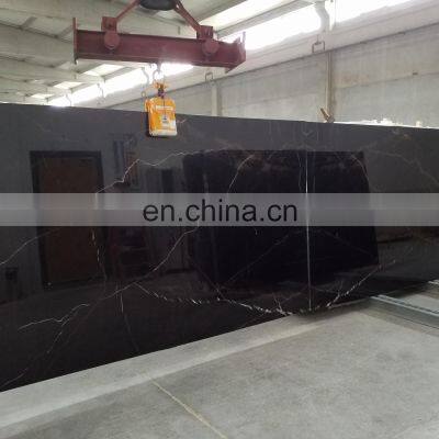 New Arrival Model Premium Quality Nero Black Marble Slabs Polished 2cm Thickness Made in Turkey Factory CEM-P-43 photo-2