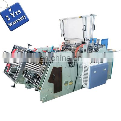 HBM1000 Automatic 3D 3-dimensional 4 corner french fried chips hamburger Burger Paper box making machine