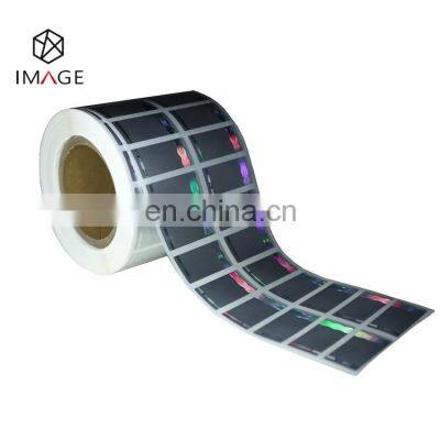 Silver Color Original Scratch Code Authenticity Anti-counterfeit Hologram Sticker