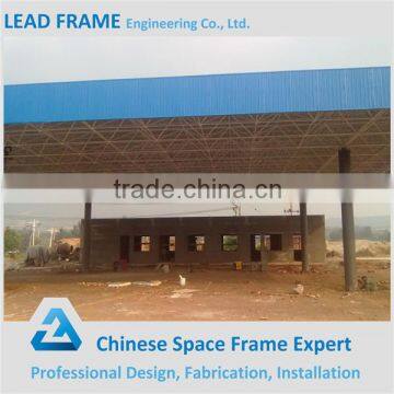 Economic space frame fuel filling station