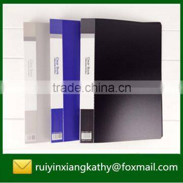 Business A4 Clear Excellent PP Display Book With Elastic Band photo-2