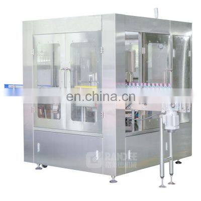 Automatic PET round bottle OPP BOPP hot melt glue labeling machine for water production plant