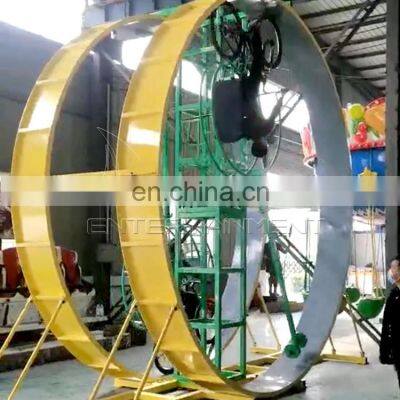 Hot Indoor and Outdoor Amusement Park Rides Fairground Unpowered 360 Degree Rotary Bicycle Rides for Sale photo-2