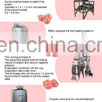 Tomato Sauce Ketchup Production Processing Line Sachet Paste Filling Machinery photo-2