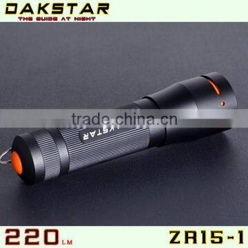 DAKSTAR NEW ZR15-1 XP-G R5 220LM AAA Zoom Focus LED Torch                        
                                                Quality Choice