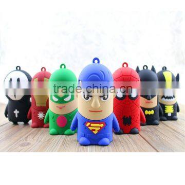 PVC Cartoon Superman Portable Power Bank 5200mAh photo-3