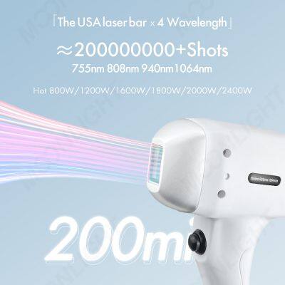 2024 Latest Artificial Intelligence Skin Detection System Compressor Refrigeration Diode Laser Hair Removal Machine photo-5
