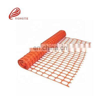 100gsm plastic mesh orange traffic safety barrier net fence