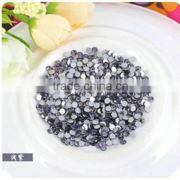 2016 Wholesale Fashion Rhinestone Flat Back Decorative Sewing On Crystal Light Purple Rhinestone