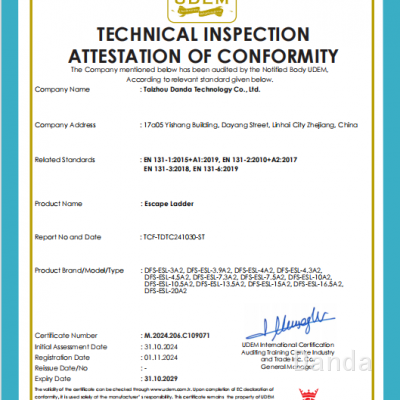 TECHNICAL INSPECTION ATTESTATION OF CONFORMITY