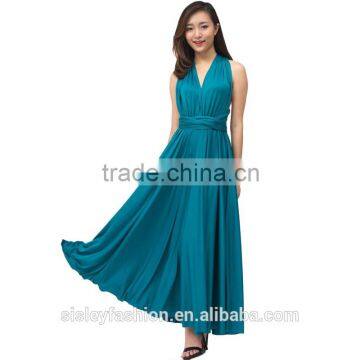 Prom Dress 2016 Round Neck Solid Color Special Occasion Dress Evening Dress D248 photo-6