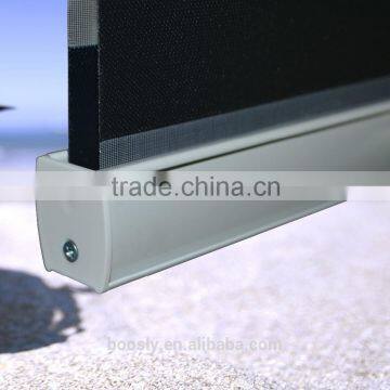 Hotel Motorized Shower Curtain With Pure Color Zebra Blind Fabric photo-3