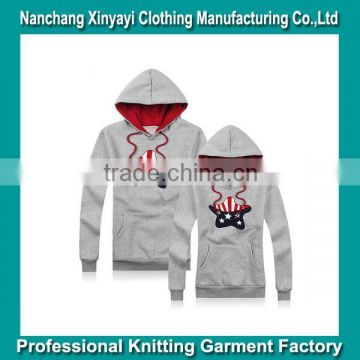 latest fashion cheap manufacture custom couple lover sweatshirt/hoodie/high quality customized logo sweatshirt wholesale