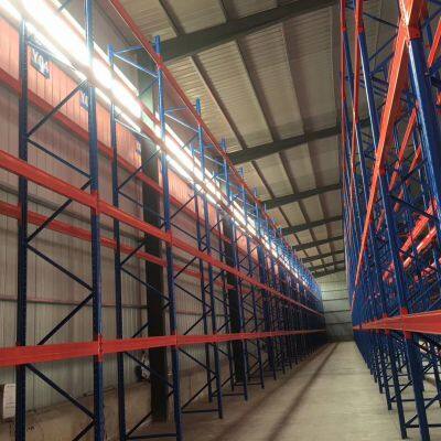 Heavy duty storage rack with a load of 1-5 tons; beam-type storage rack