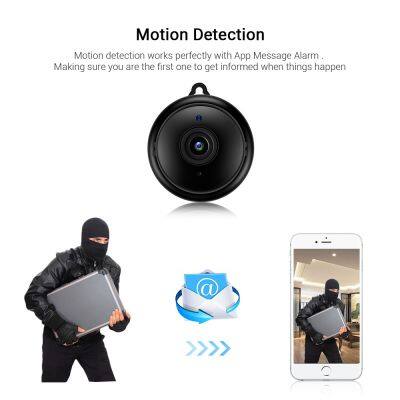 V380 WiFi 1080P Security Camera Indoor/Outdoor - Night Vision, Motion/Sound Alerts, 2-Way Audio, Baby/Pet Monitor