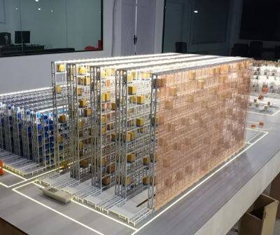 Warehouse Logistics Sand Table Model Production Factory